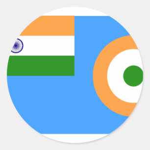 Ensign the Indian Air Force, India Classic Round Sticker