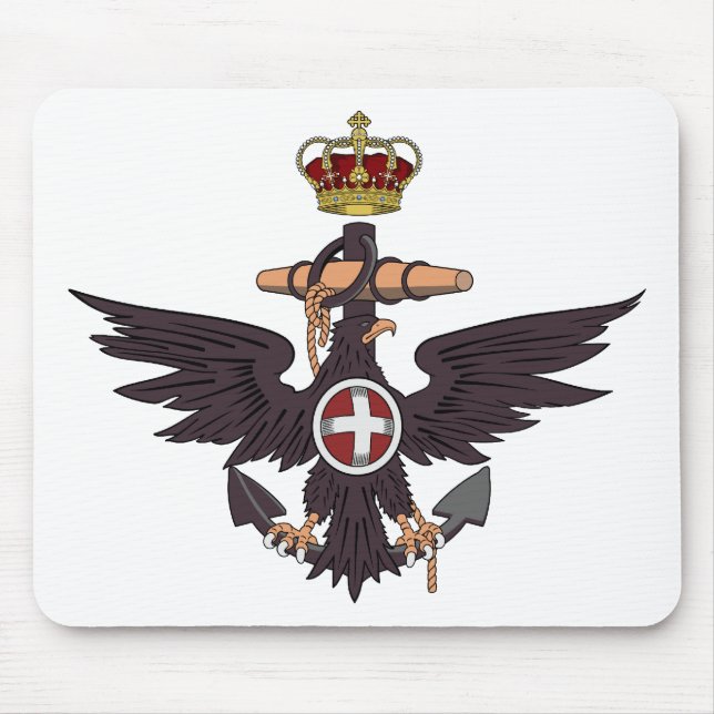 Ensign the Regia Marina, Italy Mouse Mat (Front)