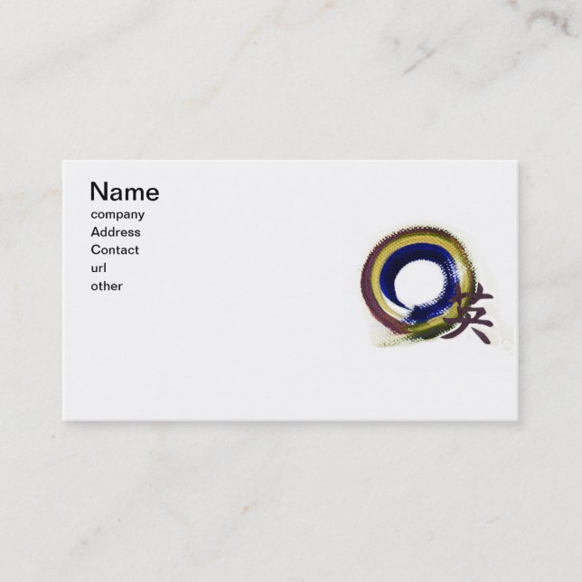 Enso, Aperature of Courage Business Card (Front)