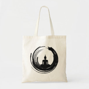 Ensō Budha Buddhism Zen Spirituality Tote Bag