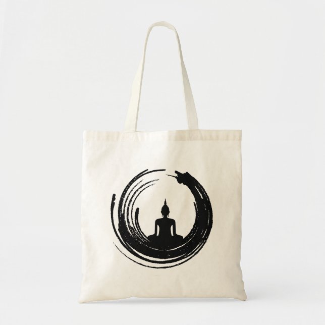Ensō Budha Buddhism Zen Spirituality Tote Bag (Front)