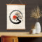 Enso Circle and Bonsai Tree on Canvas