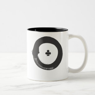 enso circle - club Two-Tone coffee mug
