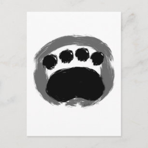 Enso Paw Design Postcard