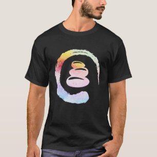Enso Water Circle Zen Stones Buddhist Zen Circle T-Shirt