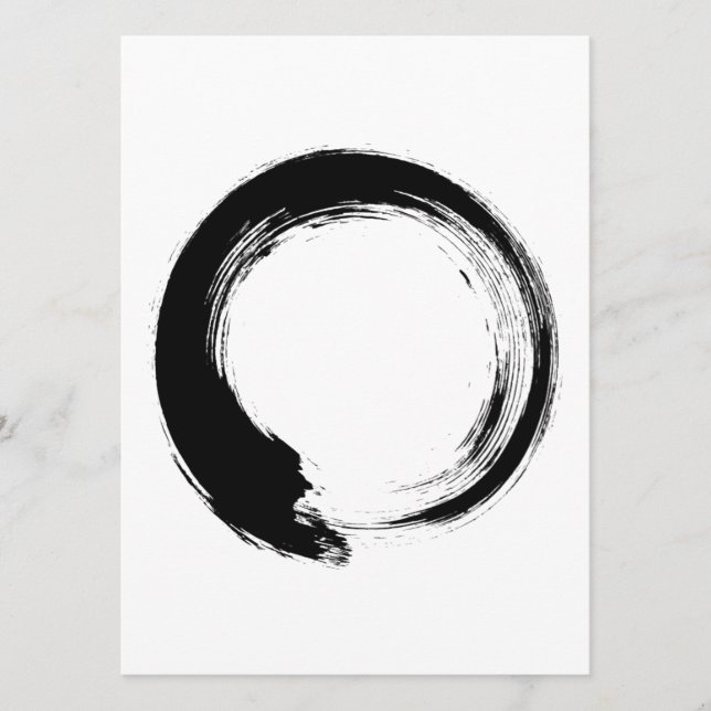 Enso Zen Circle Advice Card (Front)