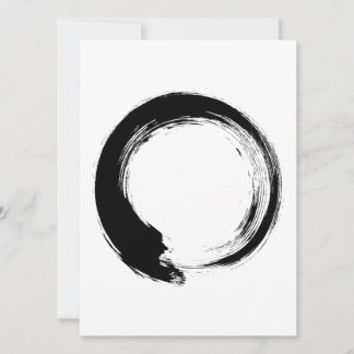 Enso Zen Circle Advice Card