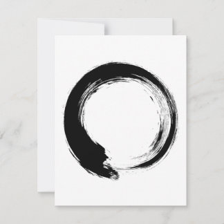 Enso Zen Circle Advice Card