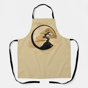 Enso Zen Circle Bonsai - Golden Sunrise Apron