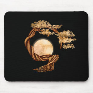 Enso Zen Circle Bonsai Tree Mouse Mat