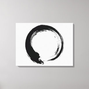 Enso Zen Circle Canvas Print