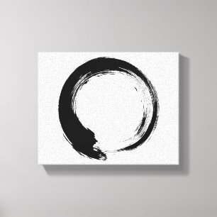 Enso Zen Circle Canvas Print