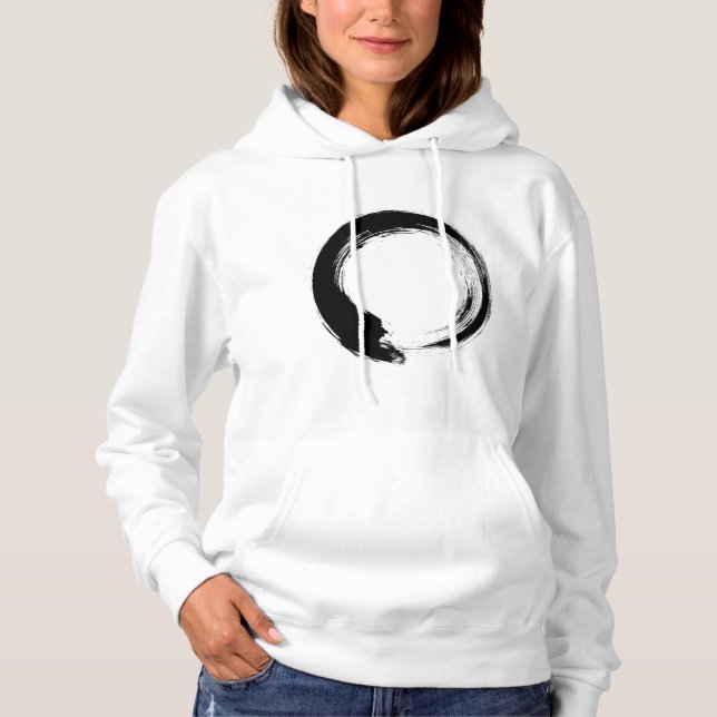 Enso Zen Circle Hoodie (Front)