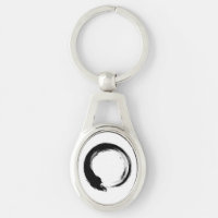 Enso Zen Circle Keychain