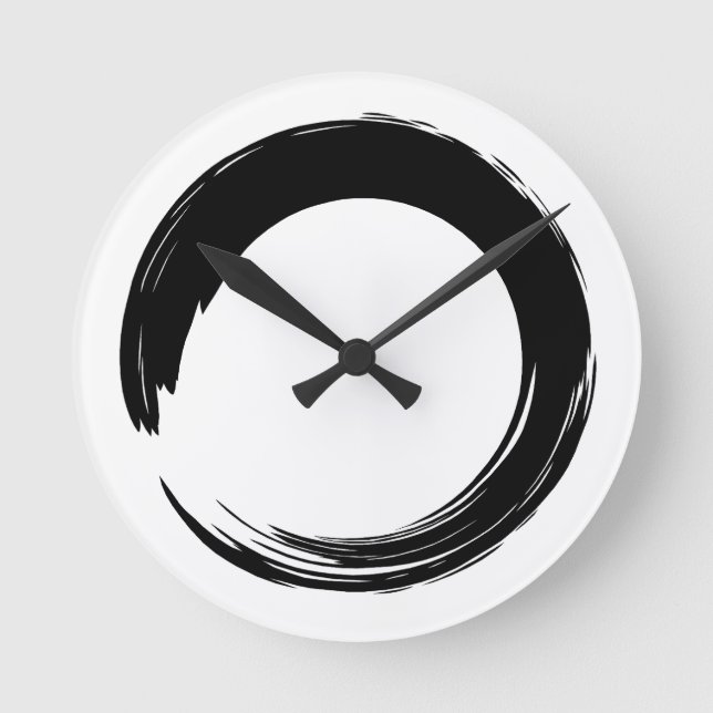  Enso Zen Circle Round Clock (Front)