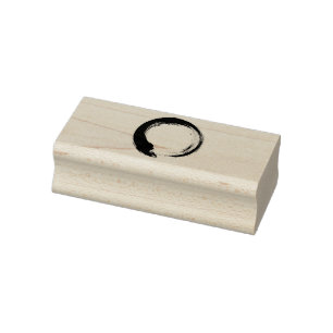 Enso Zen Circle Rubber Stamp