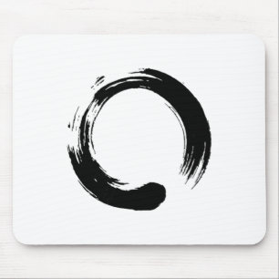 Enso, Zen, Circle, Symbol, Buddhism, Buddha, Medit Mouse Mat
