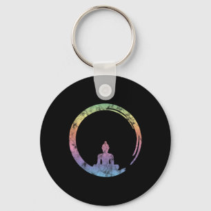 Enso, Zen, Circle, Symbol Buddhism Buddha Meditati Key Ring
