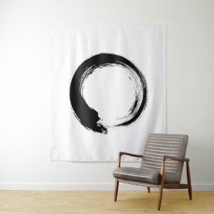 Enso Zen Circle Tapestry