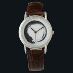 Enso Zen Circle Watch<br><div class="desc">Zen Spirit & Enso,  Zen Circles. Enso is a Japanese word meaning "circle" and a concept strongly associated with Zen. It symbolises the Absolute,  enlightenment,  strength,  elegance,  the Universe,  and the void; it can also symbolise the Japanese aesthetic itself.</div>
