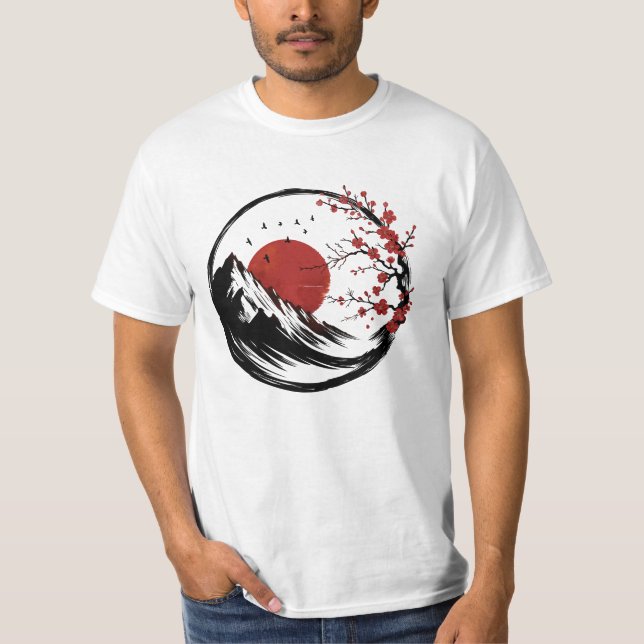 Enso Zen: Dawn's Tranquillity T-Shirt (Front)