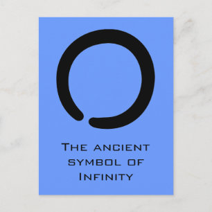 Enso Zen Symbol Postcard