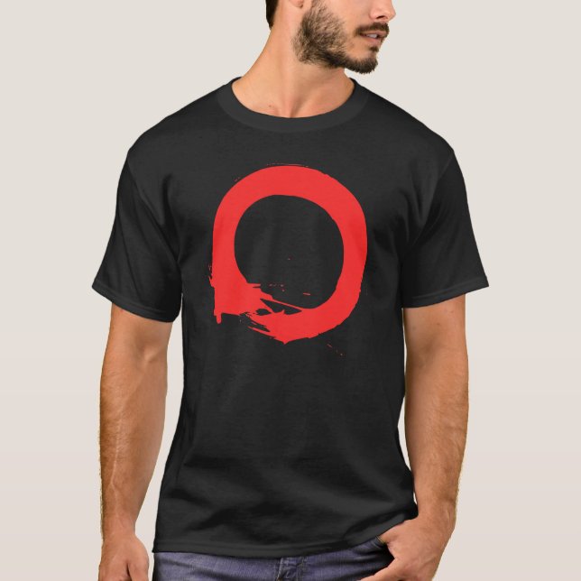 Ensō ZEN Tee, Red T-Shirt (Front)