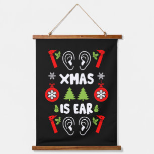 ENT Doctor Christmas Hanging Tapestry