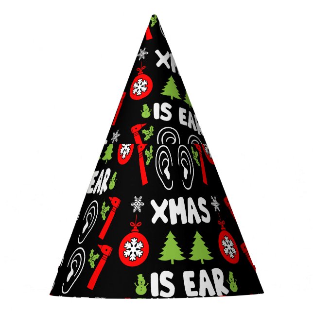 ENT Doctor Christmas  Party Hat (Front)