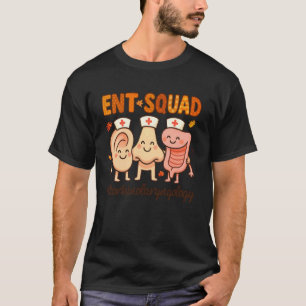 ENT Nurse Ears Nose Throat Nurse Autumn Fall Vibes T-Shirt