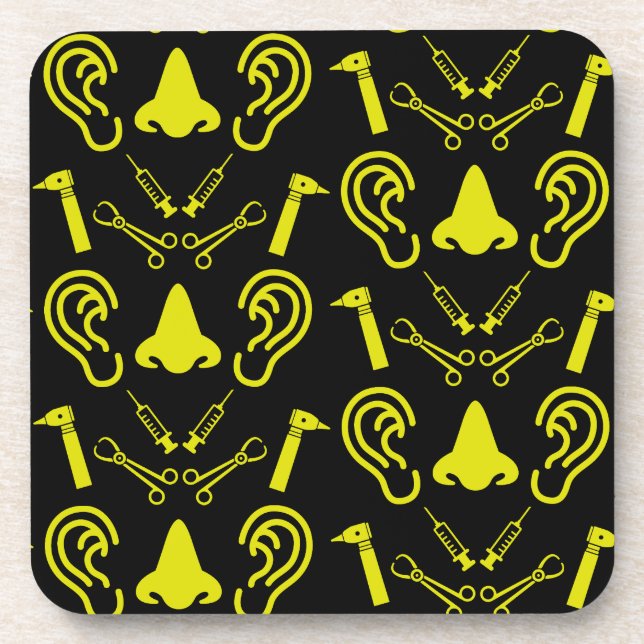 ENT Otolaryngology Otorhinolaryngologist    Coaster (Front)