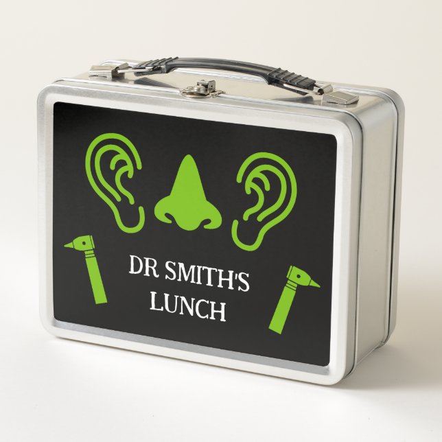 ENT Otolaryngology Otorhinolaryngologist    Metal Lunch Box (Front)