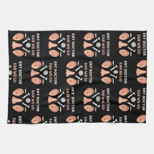 ENT Otolaryngology Otorhinolaryngologist Tea Towel