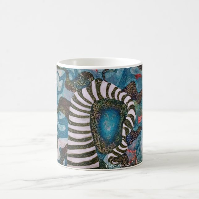 Entanglement Abstract Art Mug by Hollyana Melear (Center)