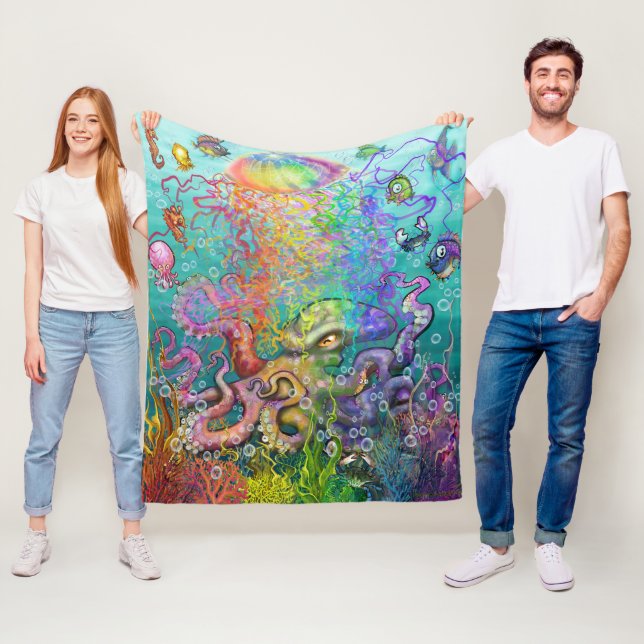 Entanglement Fleece Blanket (In Situ)