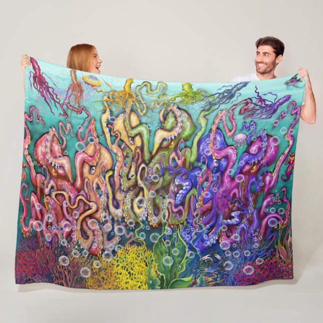 Entanglement Fleece Blanket (In Situ)