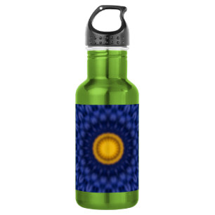 Ente auf Blau Kaleidoscope 532 Ml Water Bottle
