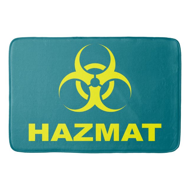 Enter At Your Own Risk - Hazmat Bathmat (Front)