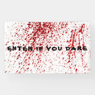 Enter if you dare Decor Banner