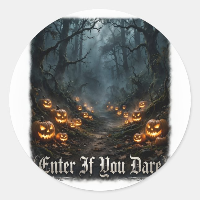 Enter If You Dare Sticker (Front)