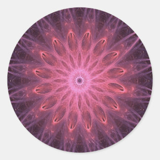 Enter Into The Depths Classic Round Sticker