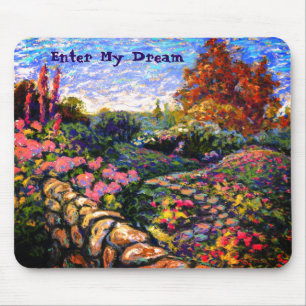 Enter My Dream of Omniseasonal Garden Mouse Mat