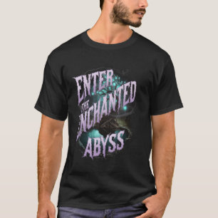 Enter the Enchanted Abyss in Dark Scary Wild Woods T-Shirt