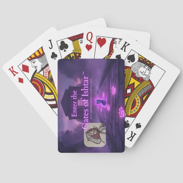 Enter the Gates of Ishtar playing cards  (Back)