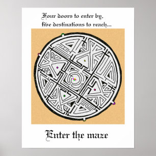 Enter the maze poster