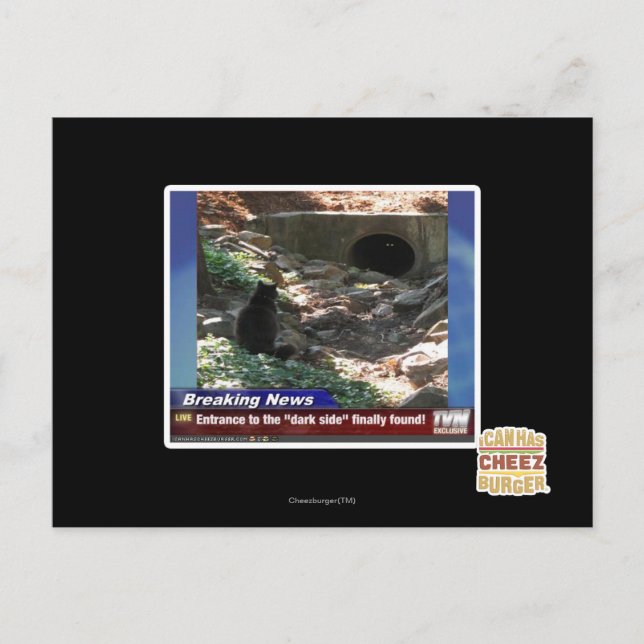 Enterance to the Dark Side Postcard (Front)