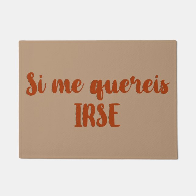 Entered mat If quereis to go away to me (Front)