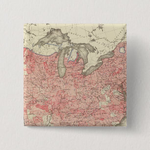 Enteric, Cerebrospinal, Typhus Deaths in the US 15 Cm Square Badge