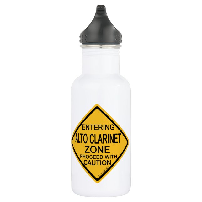 Entering Alto Clarinet Zone 532 Ml Water Bottle (Right)