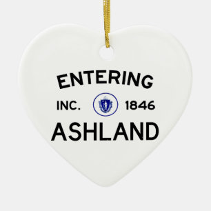 Entering Ashland Ceramic Tree Decoration
